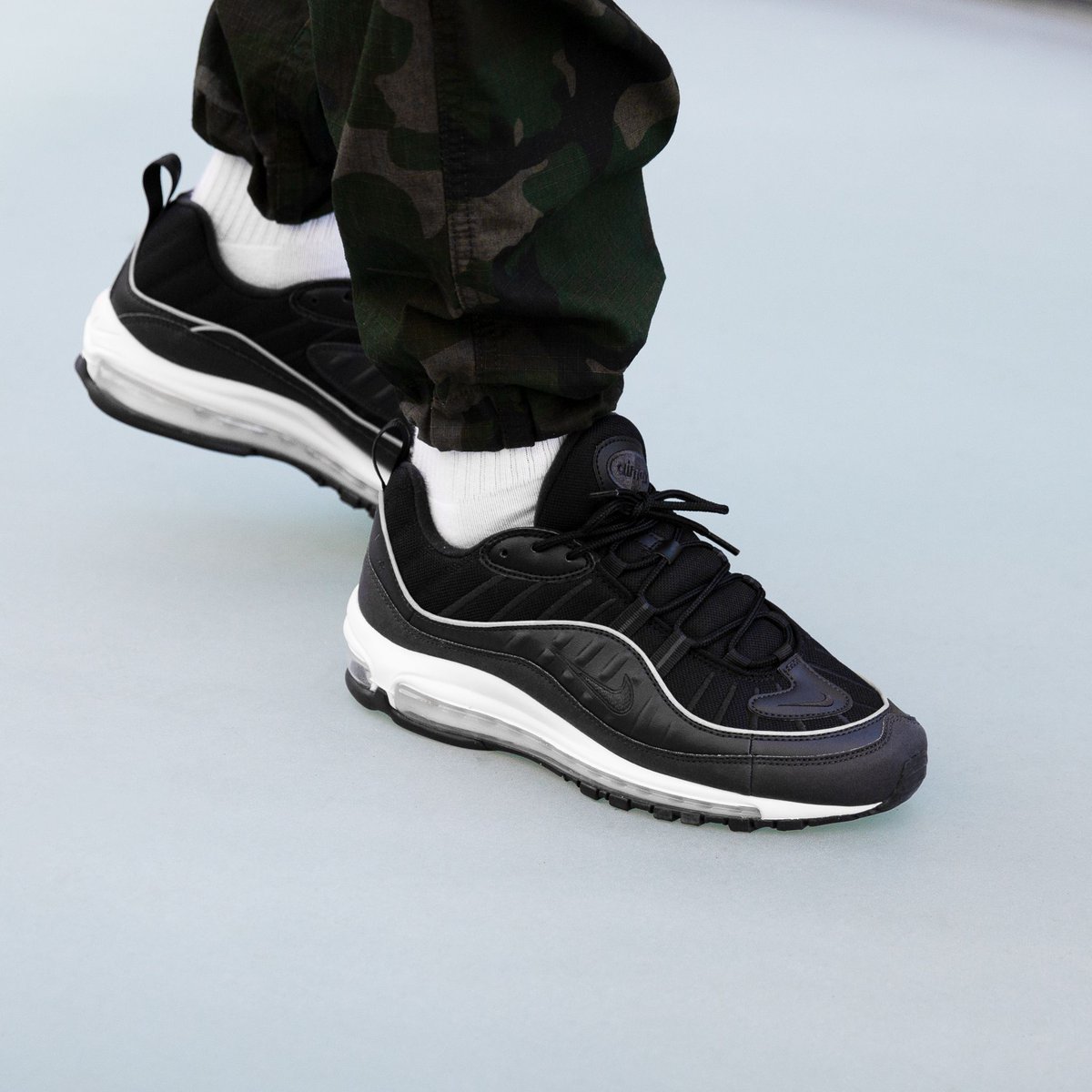 nike air max 98 oil grey black