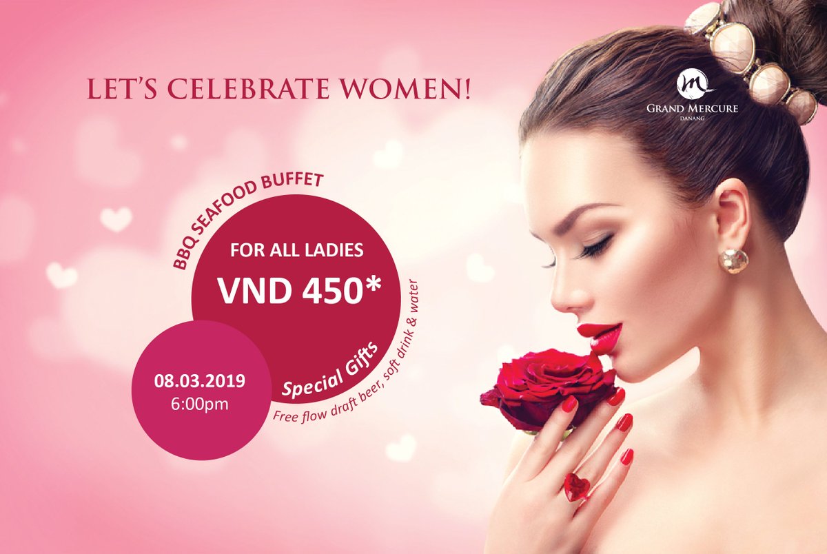 💐 Enjoy Sumptuous Buffet and surprise the beautiful and beloved women in your life with a special dining experience at La Rive Gauche #WomenDay #danang
👠 VND 450,000++/pax for women & special gifts
👔 VND 600,000++/pax for men.
💗 LUCKY DRAW - 1 room night in Hotel Royal Hoian https://t.co/YfYkU62vM5