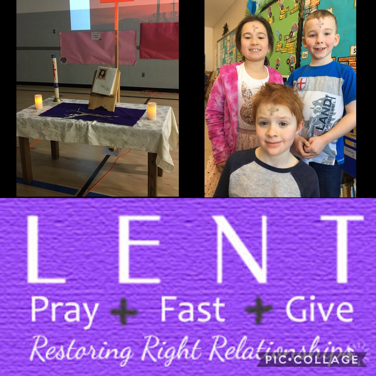 We have started the journey together <a href="/ENDHuskies/">École Notre Dame</a> ✝️ #AshWednesday #lent #catholiceducation #Gsacrdproud