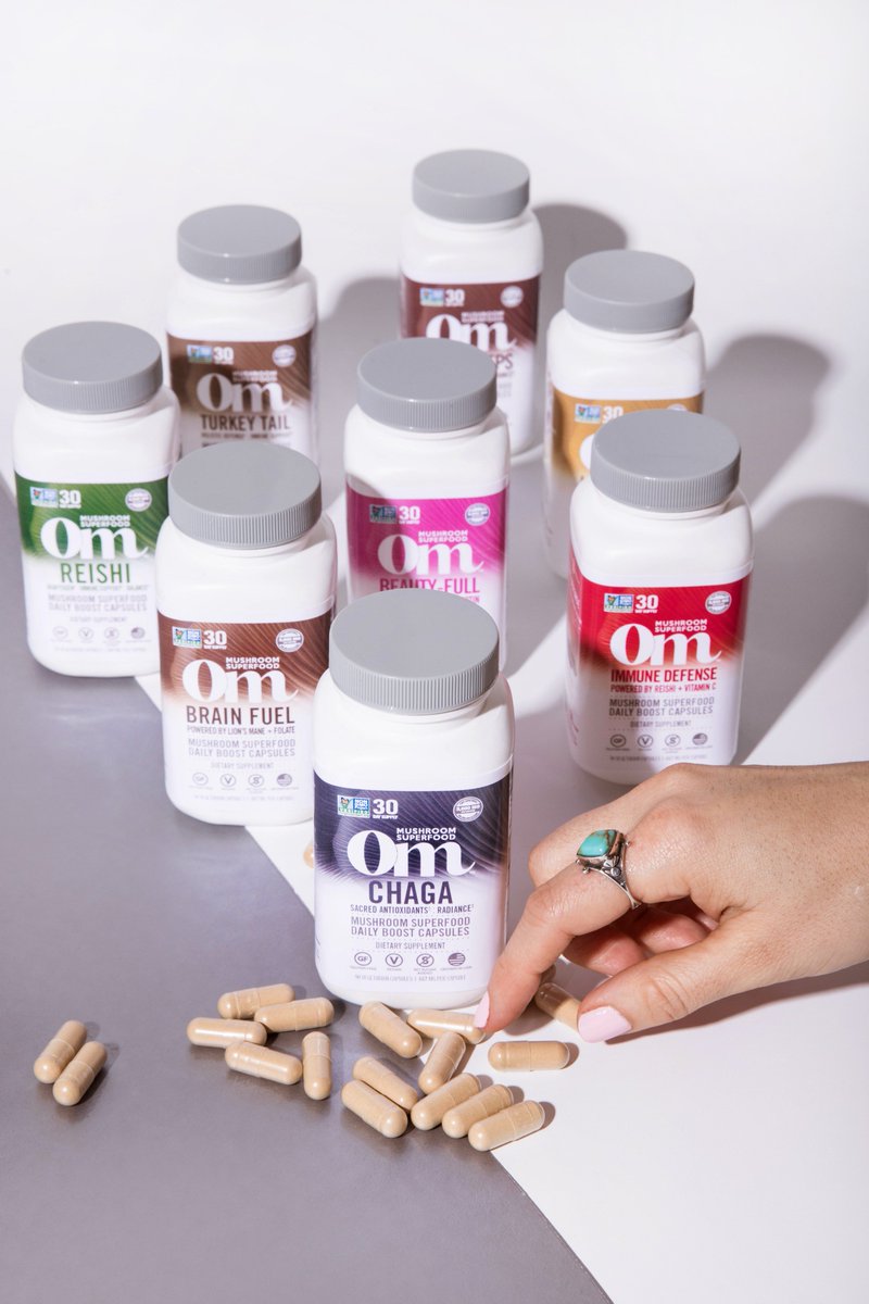 Introducing 2000 mg of organic mushroom nutrition, made convenient. Our new superfood daily capsules are available in both single species + expertly curated functional blends so fitting shrooms into your routine has never been easier. #omdailyritual #findyourom #mushrooms