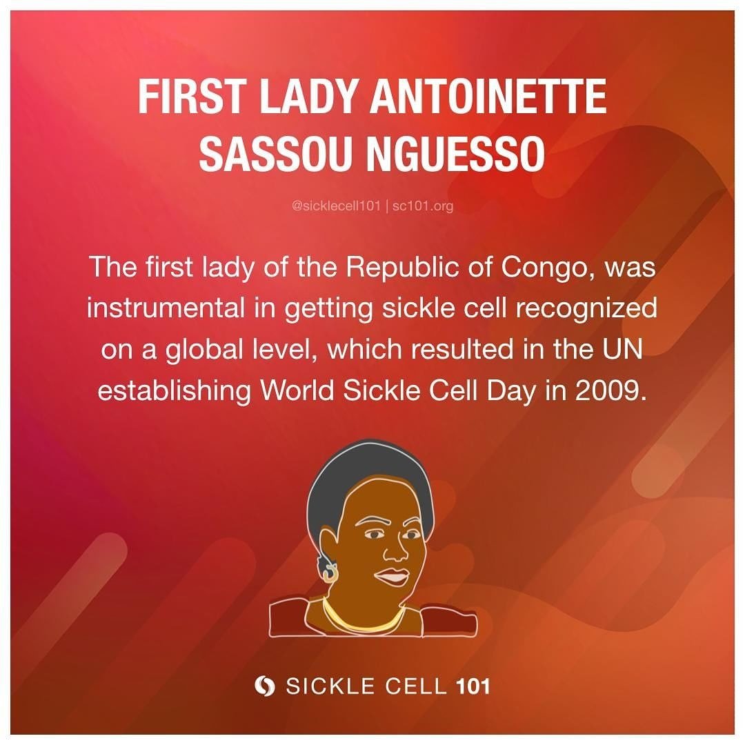 WarriorstoryI's tweet image. Did you know?

It's International Women's Week, let's start by celebrating this Woman First Lady Antoinette Sossou Nguesso.

#warriorstory #whatsyourstory #whatsyoursicklecellstory #beintentional #beeducated #besickleaware #beinspired #iww #IWD2019