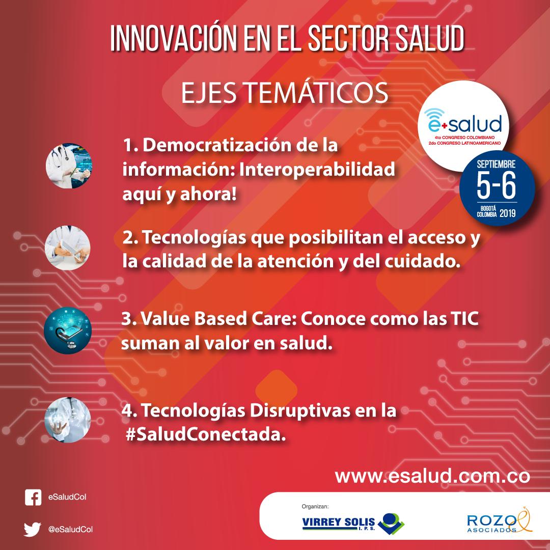 eSaludCol's tweet photo. Cuéntanos de todos los ejes temáticos que veras en esalud 2019 cual es más de tu interés y porque, coméntanos 👇🏼 #ESALUDLATAM #VoyAEsalud2019 #SaludConectada #eSaludPI https://t.co/PDDbjC3zQc