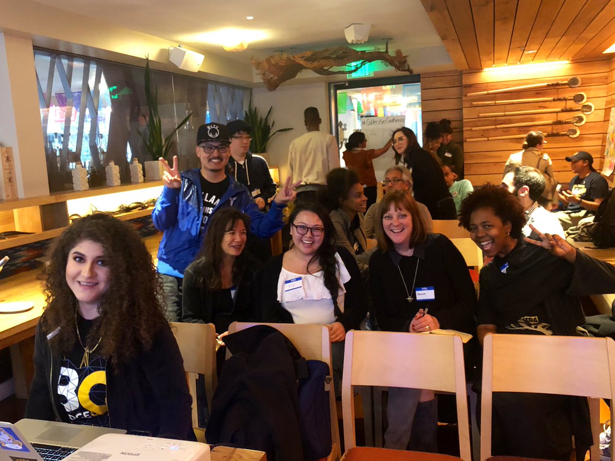 megan_abell's tweet photo. Thanks to @shaun_tai and @bridge_good & @realtimeoakland for an awesome #CollectiveGathering with other Oakland non-profits. https://t.co/v4vRnXztmC