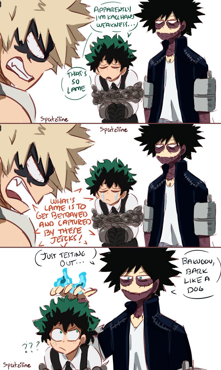 Spatziline on Twitter: "Villain!Deku AU - Part 6 (comic where they're