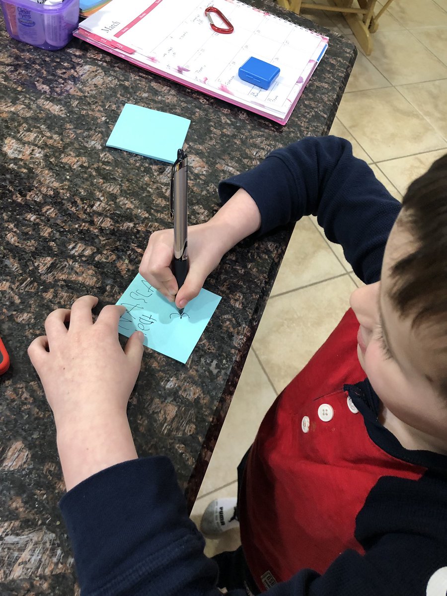 woodbrothers21's tweet photo. Now he’s writing down the name of the video game so he can tell Johah and Nikolas on the school bus. I’d love to be a fly on the wall for that conversation https://t.co/4gZ1yNvCkk