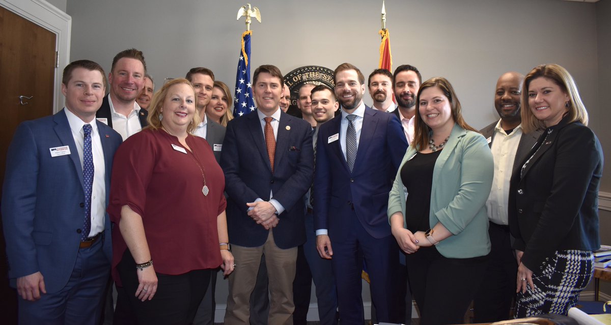 SenShaneReeves's tweet photo. Glad that a big group from Leadership Rutherford caught me in between committees. Great to see y’all! https://t.co/qXm3Tk2nJH