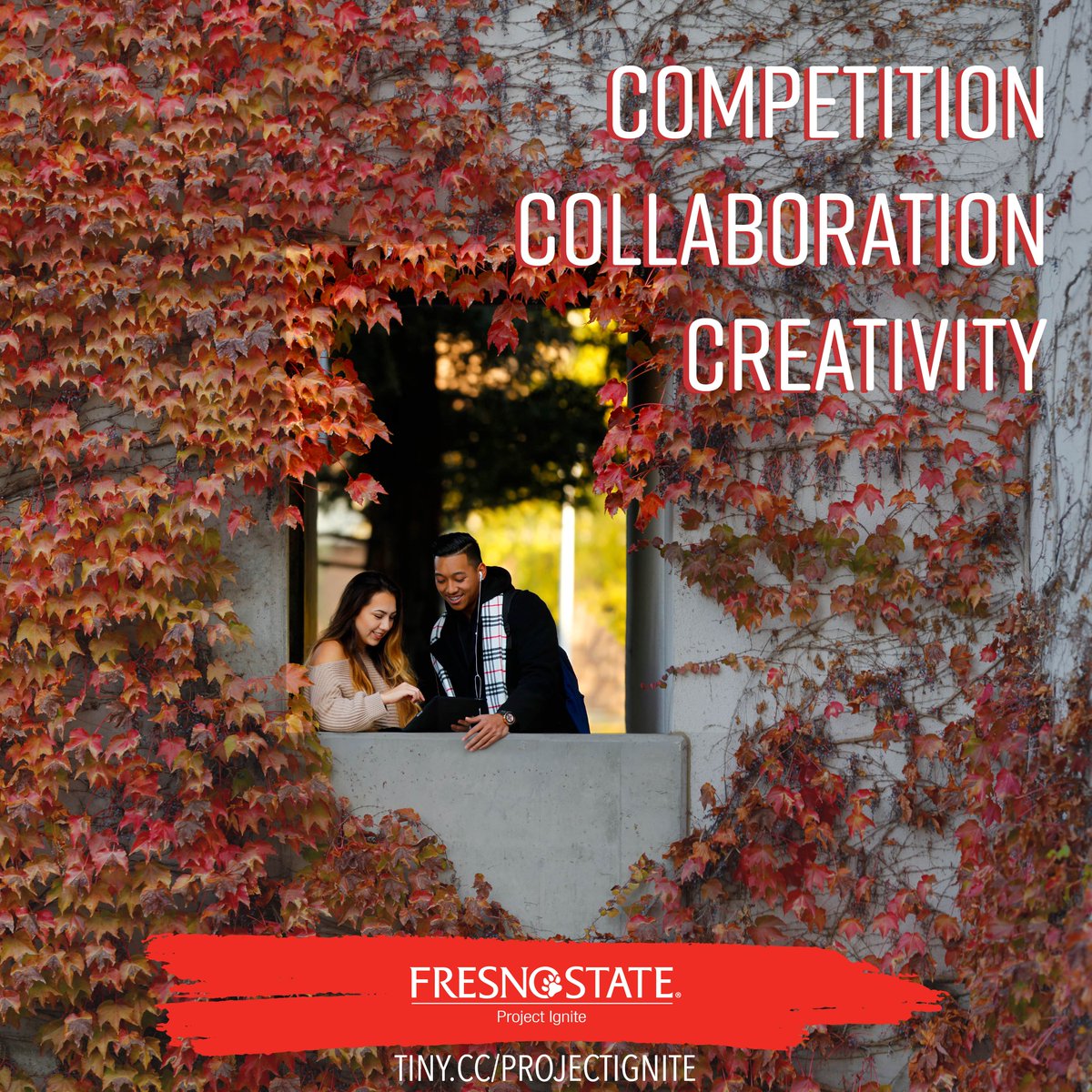 We want to see your creativity and collaboration with other innovators in our competition! Check out ignite.innovate.fresnostate.edu to see how you can use your talents to bring your inventions to life and make an impact on the #fresnostate community! 

#ProjectIgnite19 #studentsuccess