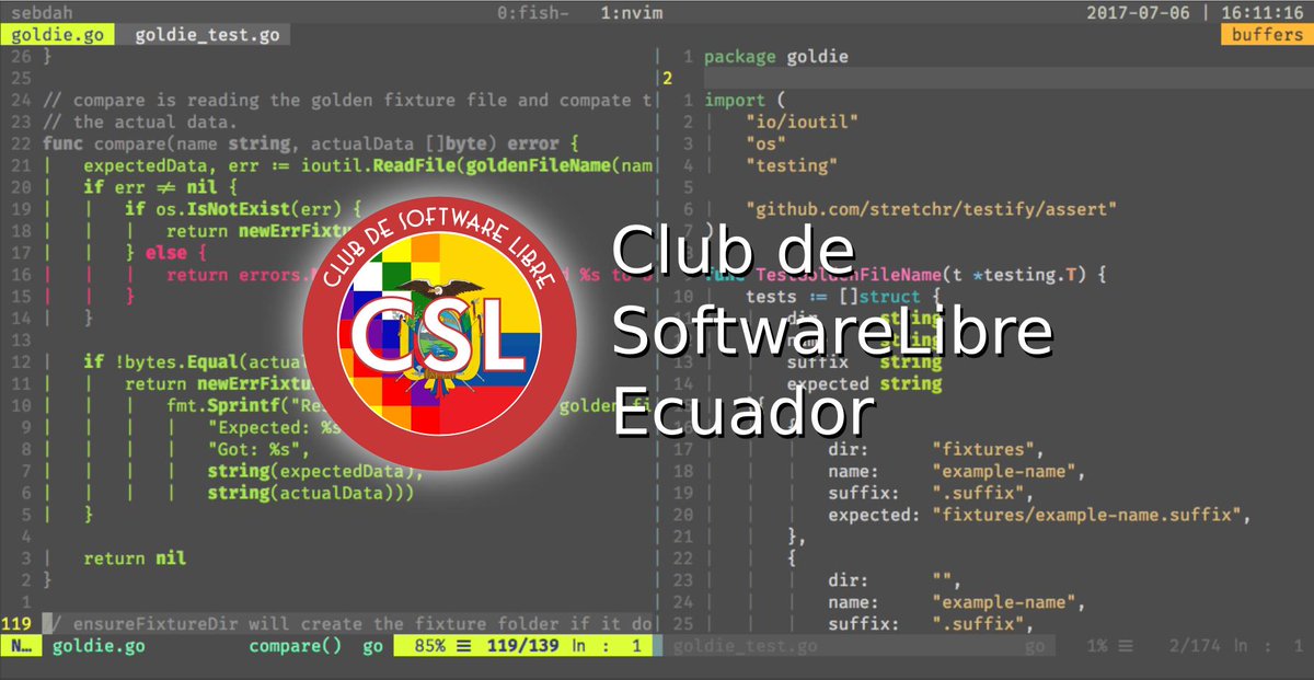 RedLibre_EC's tweet photo. Mañana jueves 7/marzo, 18h30 en el #ClubDelSoftwareLibreEC con la Comunidad Odoo Ecuador, aprenderemos a usar el editor @NeoVim una refactorización del código de Vim el legendario editor de texto, con nuevas características que lo hacen potente para desarrolladores de software. https://t.co/BofdzgXL5R