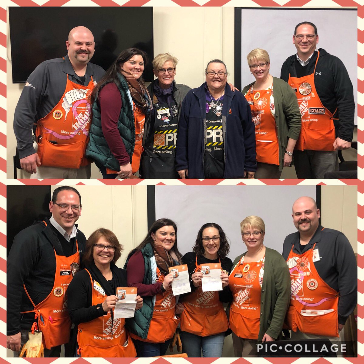 What a great way to start 2019 and focus on a strong Spring and embracing change and growth. Congratulations to our Pro Cashiers Kim and Teresa, Rec DS Sue, FES Jen and Jamie! You ladies make our HD world go round 🧡🌎 Thank you @skfroude <a href="/Thomas1Todd/">Todd Thomas</a> and <a href="/mapmd277/">Tyler</a>  #1250proud