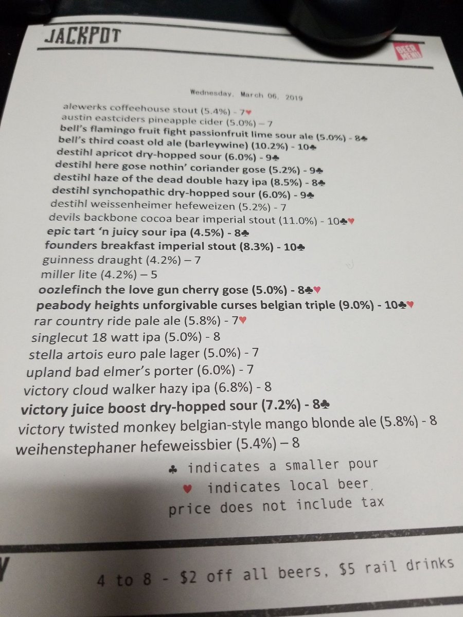 Will we be the first bar in DC to pour <a href="/DESTIHLbrewery/">DESTIHL Brewery</a> out of Illinois? Yup. Launch party tomorrow.