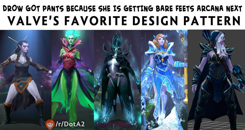 Reddit Dota 2 On Twitter Drow Got Pants In Remodel So