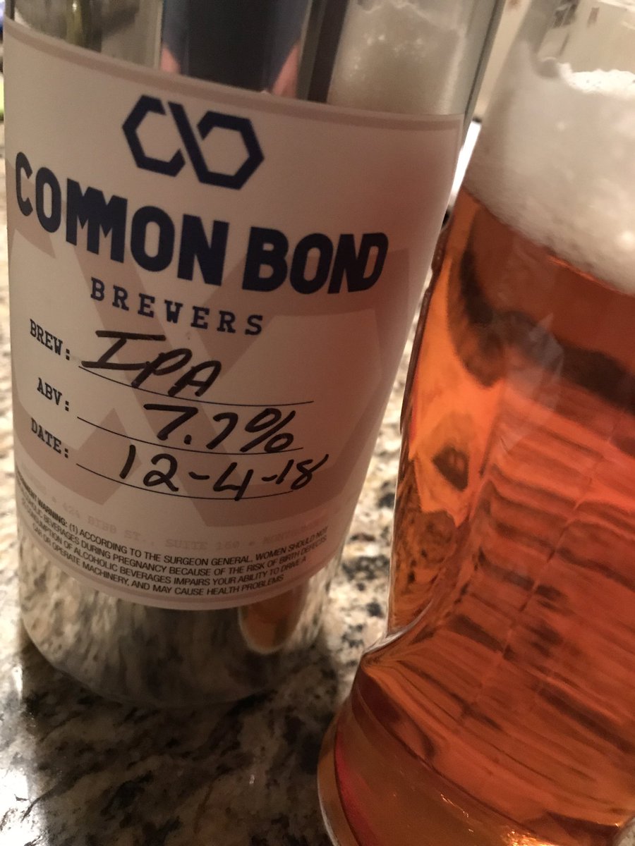 Was saving this for a special occasion. Could wait any longer <a href="/CommonBondBrew/">Common Bond Brewers</a>