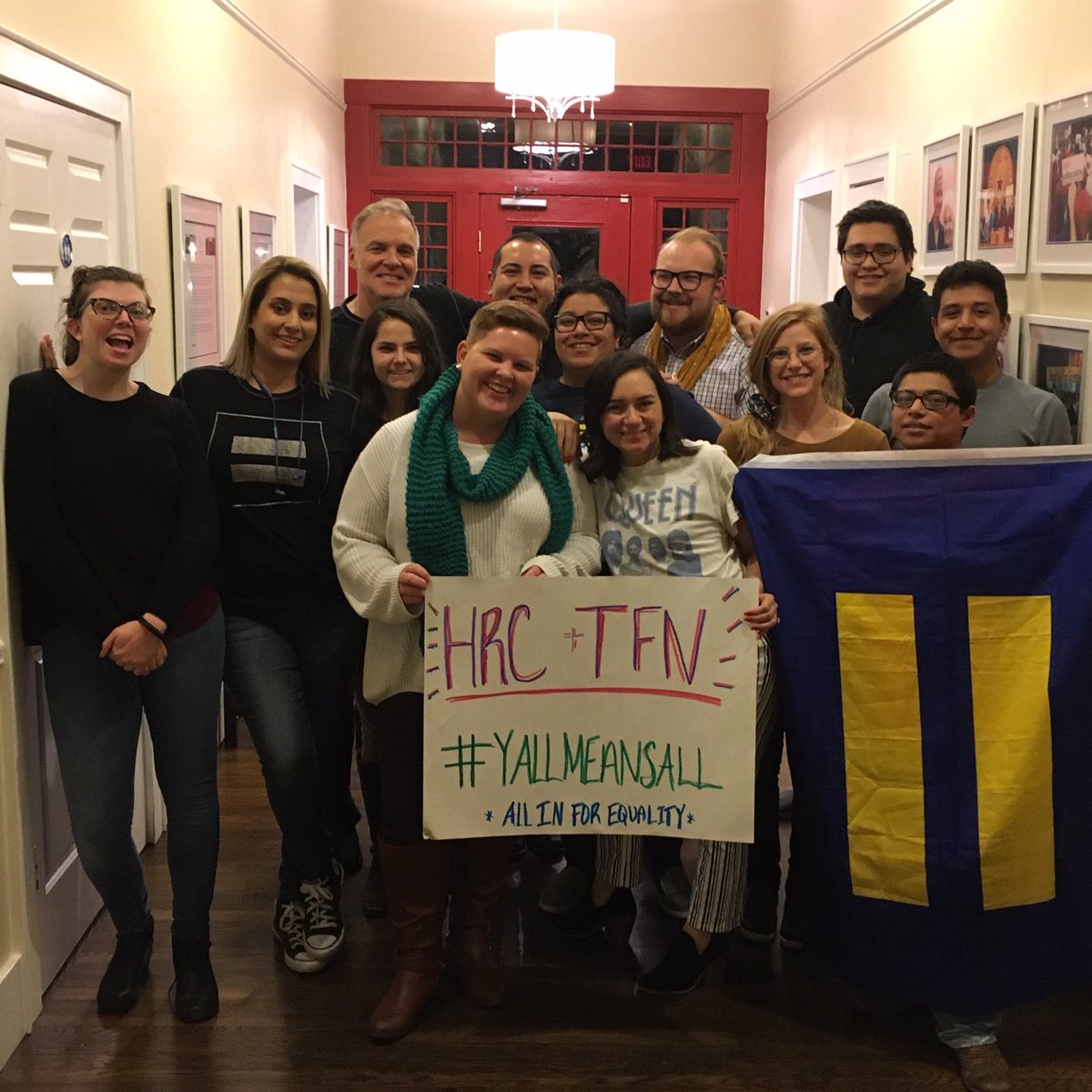 HRC and partners gear up for Equality Lobby Day in Austin, Texas.