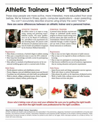 A commonly made mistake #NATM2019 #ATHLETICtrainer
