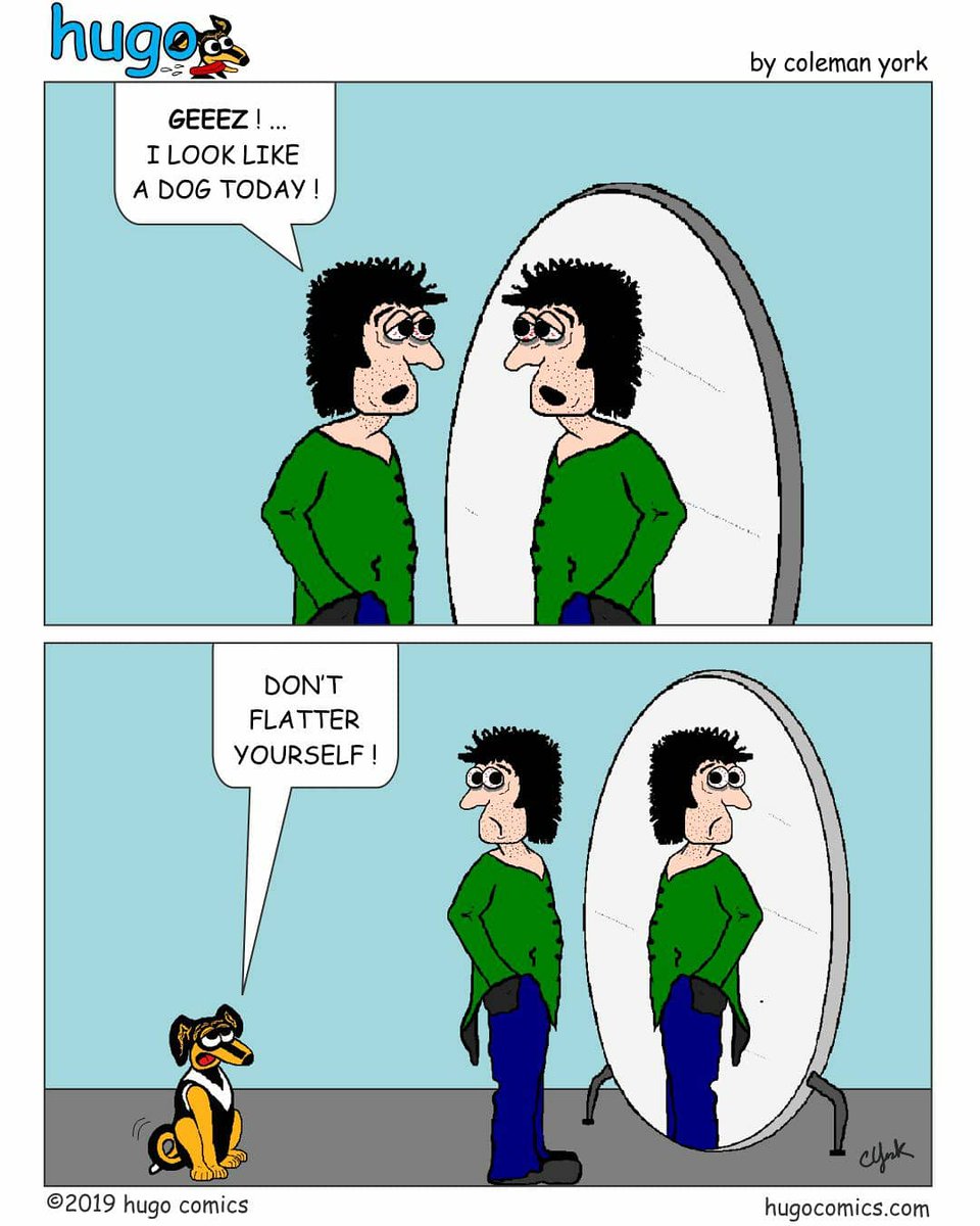 HugoComics's tweet image. LOOKS LIKE A DOG ...
Carl says he looks like a dog today!

#doglover #Dogs #dogsoftwitter #DogCelebration #Dogbook #doggy 
#doghumor #comics #Comics