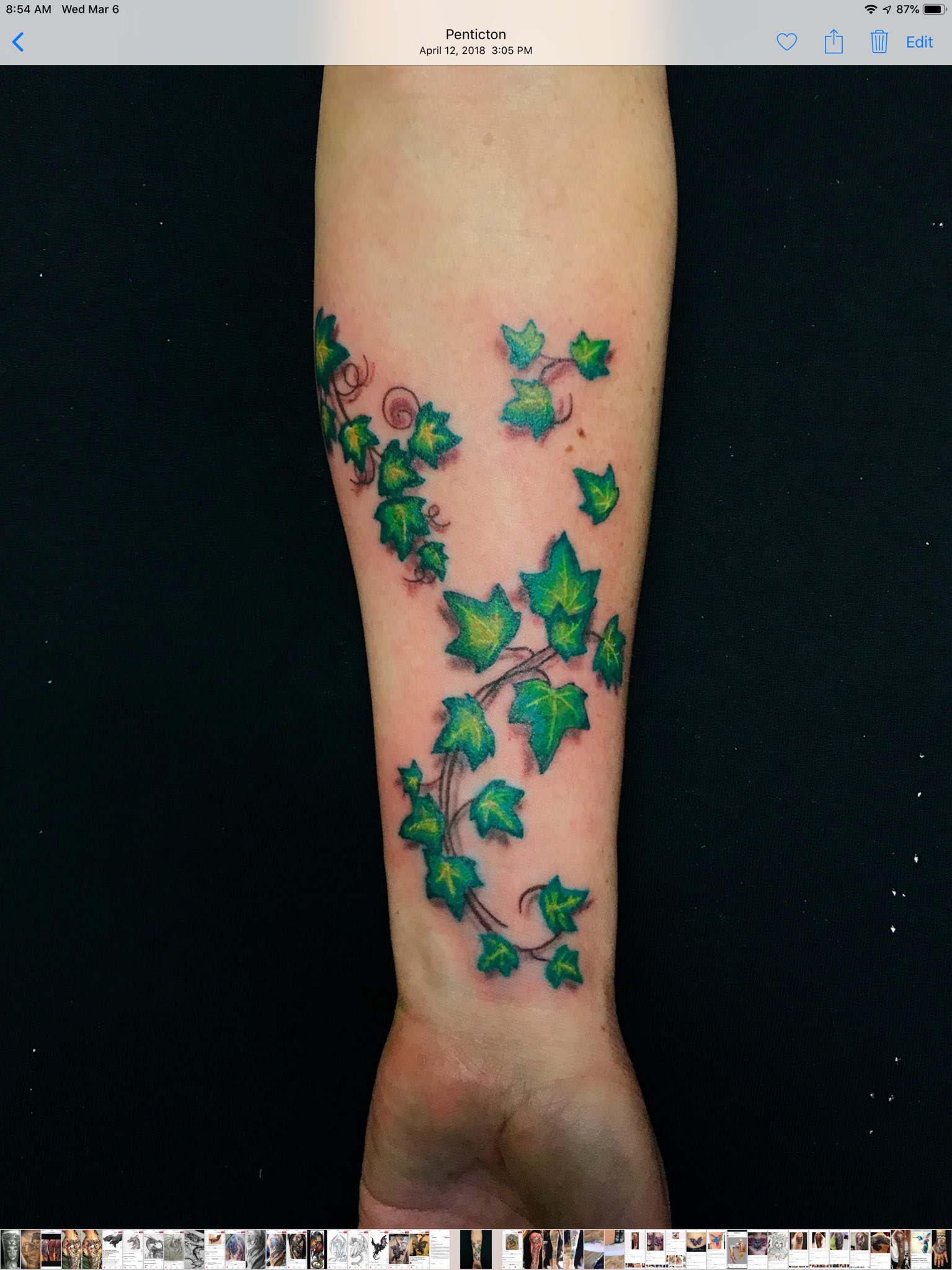 Ivy Tattoos Symbolism Meanings  More