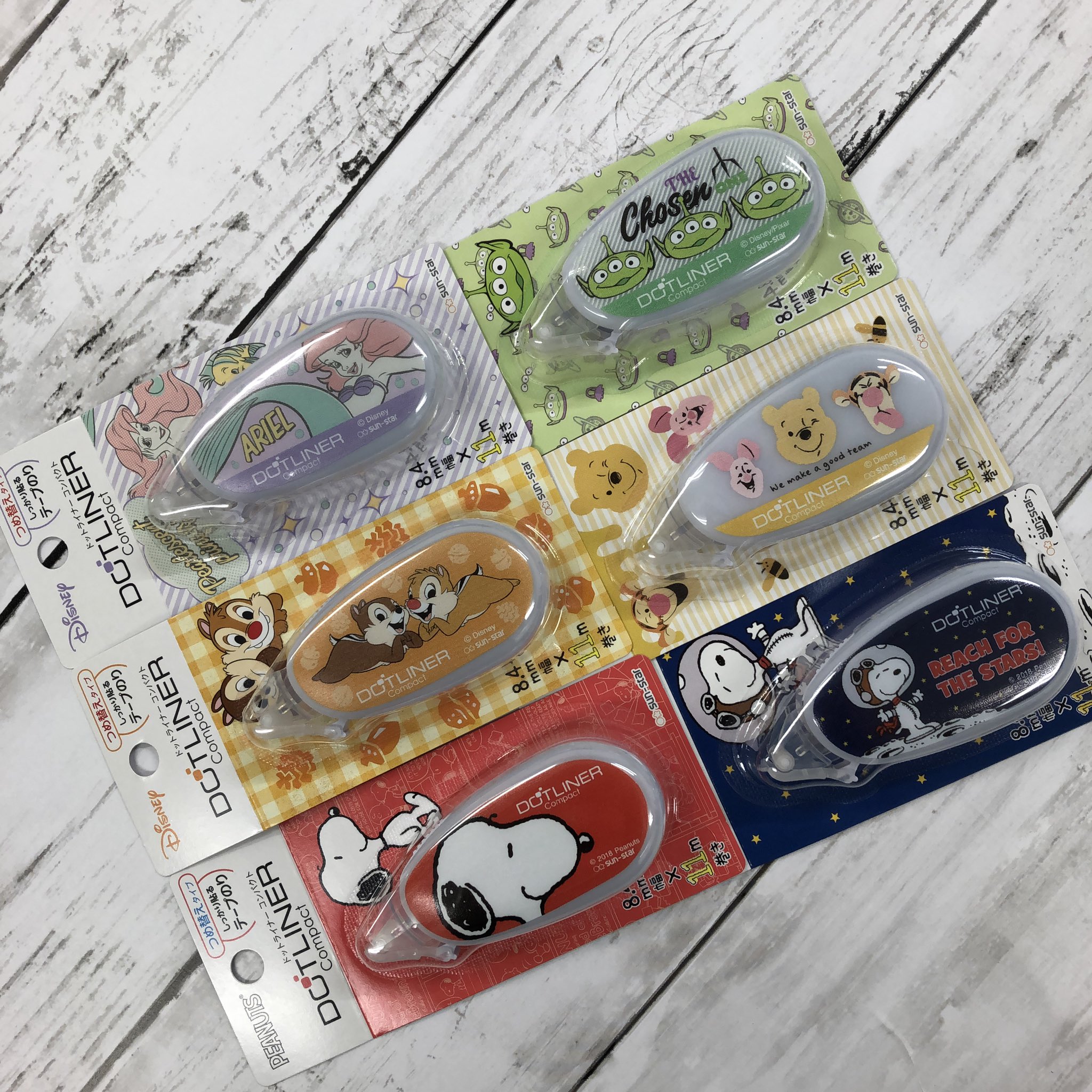 文具マイスターパピア テープのり ドットライナーコンパクト のディズニー スヌーピー柄 サンスターさん Sunstar Now が発売 ころんと手になじむ詰め替え可能なコンパクトタイプです コクヨ サンスター文具 ドットライナーコンパクト テープのり