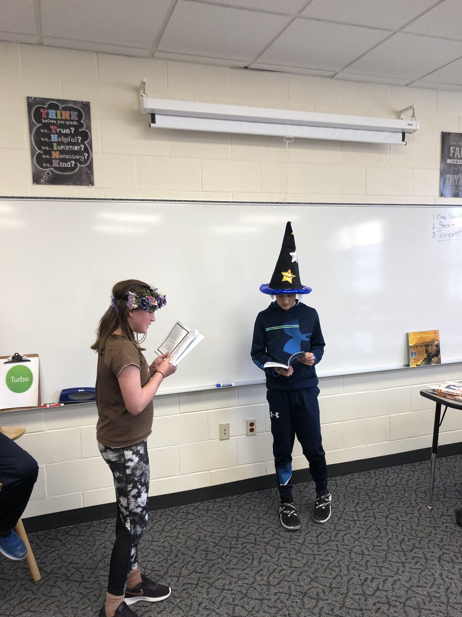 CumbeeMs's tweet photo. Tempest Act 1 Today..I think we may be some actors on our hands! #hcms157c #157c https://t.co/x8CBtoanRe