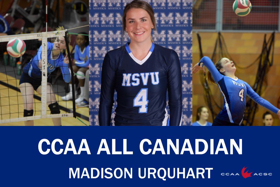 Congratulations Madison !! We are so proud ! #gomysticsgo
<a href="/ACAA_AASC/">ACAA</a> <a href="/MSVU_Halifax/">Mount Saint Vincent University</a>