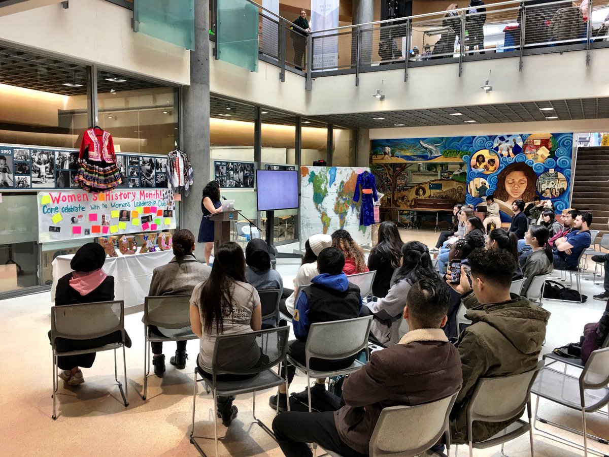 bcc_pres's tweet image. Inspired by today&apos;s kickoff to #WomensHistoryMonth #WeAreBCC Women&apos;s Leadership Club hosted an International Fashion Show to promote their Feminine Hygiene Drive throughout March. Shout out to all the student organizers! Your advocacy of women&apos;s rights empowers our community!