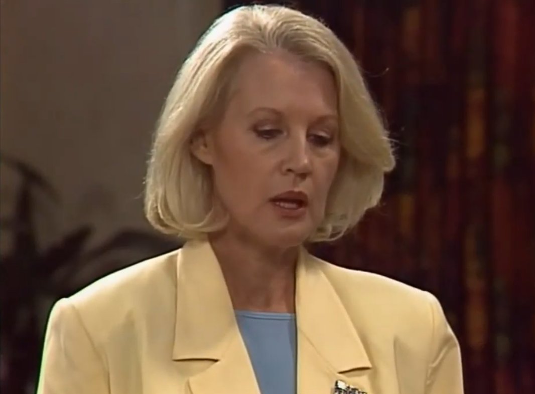 TackJompson's tweet photo. When I am king, people who say #Neighbours was "so much better in the old days" will be forced to watch Rosemary Daniels announcing "it's Jim - he's passed away" with all the emotion of a doorknob on repeat for a week while the rest of us grieve with the Rebecchis. #GoodbyeSonya https://t.co/uPAFETYOrC