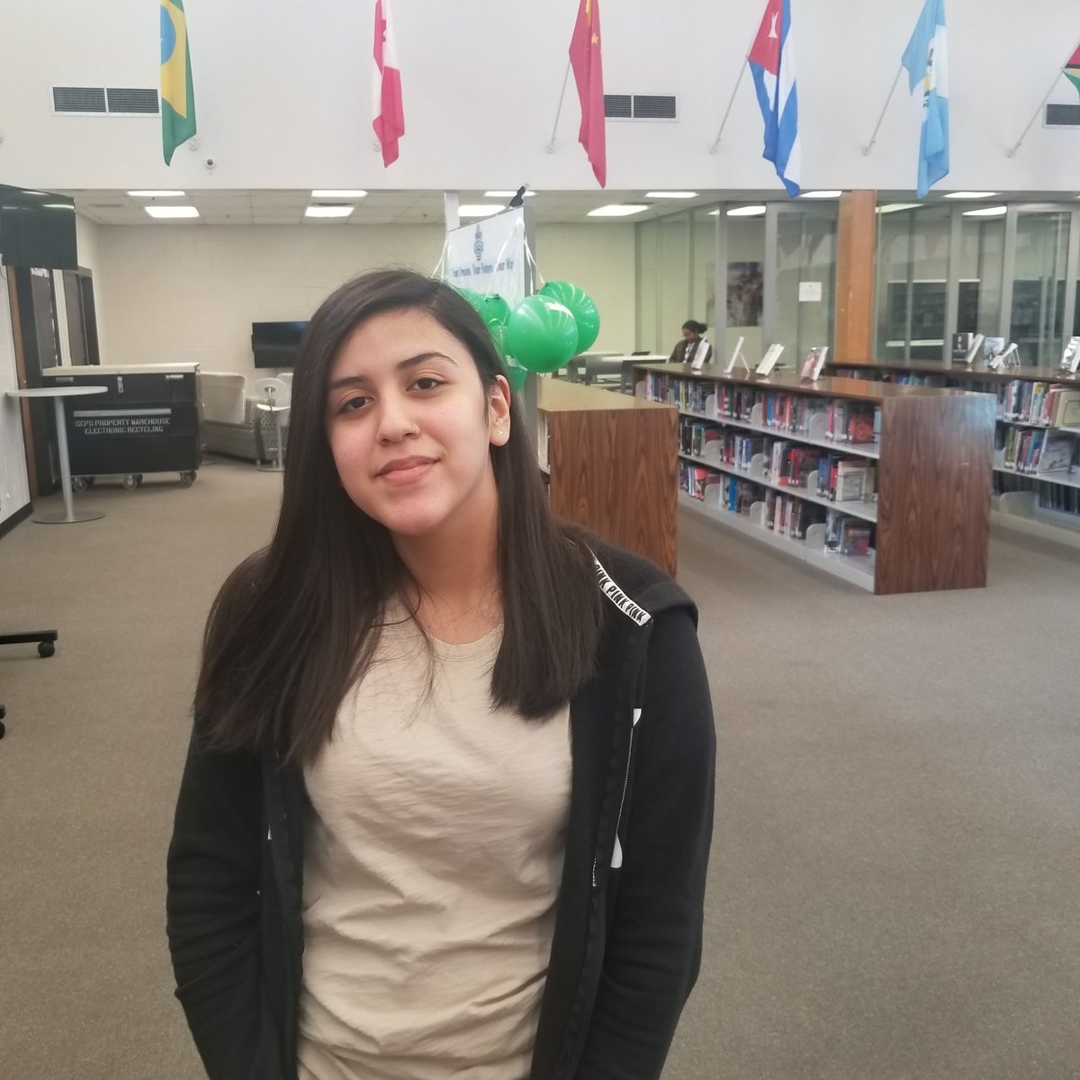 cicelythegreat's tweet image. This is my student.  Today, she checked out a book for the first time since Kindergarten. She is in the 9th grade.  She lost a book in kindergarten and was told she could not check out a book. When she arrived at middle school, she was told the same thing.  She came to me...
