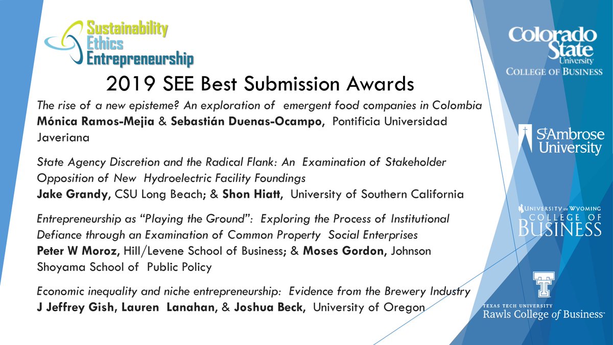 SEEconf's tweet photo. Congratulations to the 2019 SEE Best Submission! #SEECONF https://t.co/WV5Cg5TQed