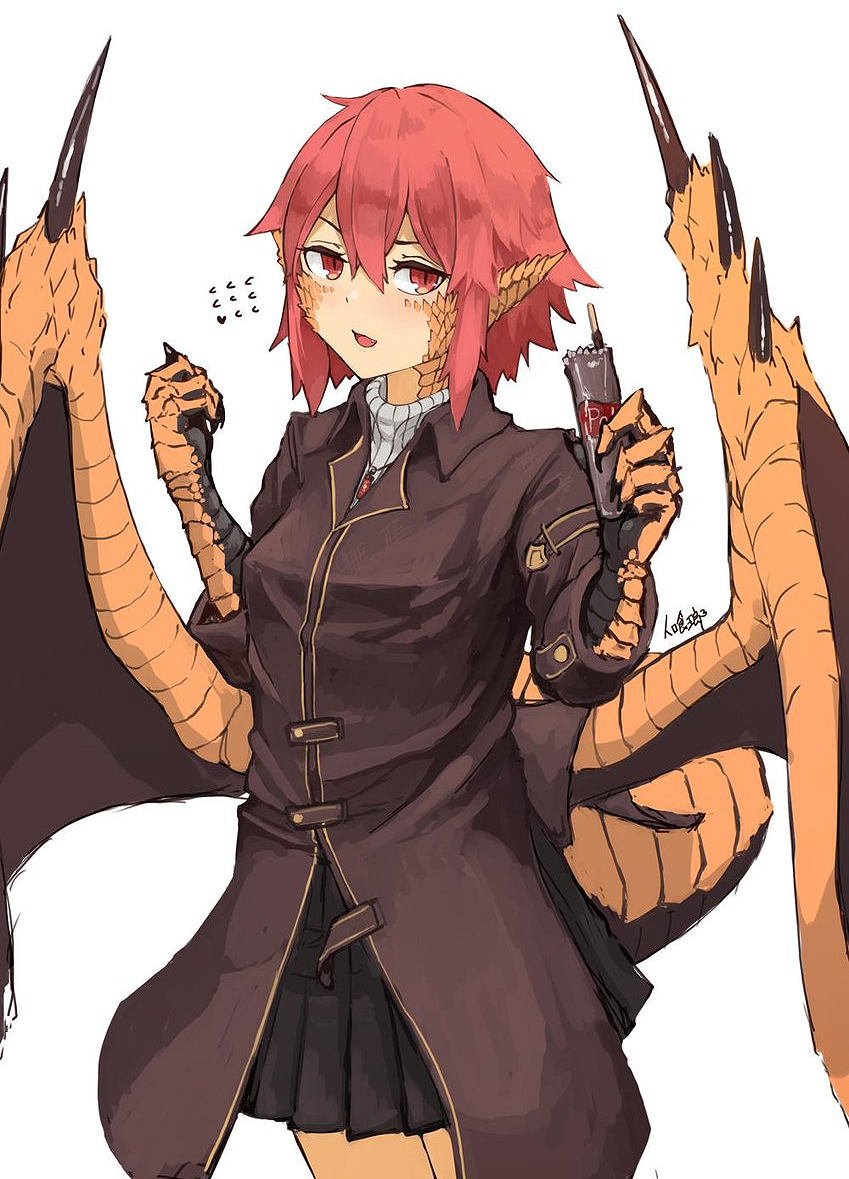 Anime Dragoness Female Drawing Anime dragon fictional Character png   PNGEgg