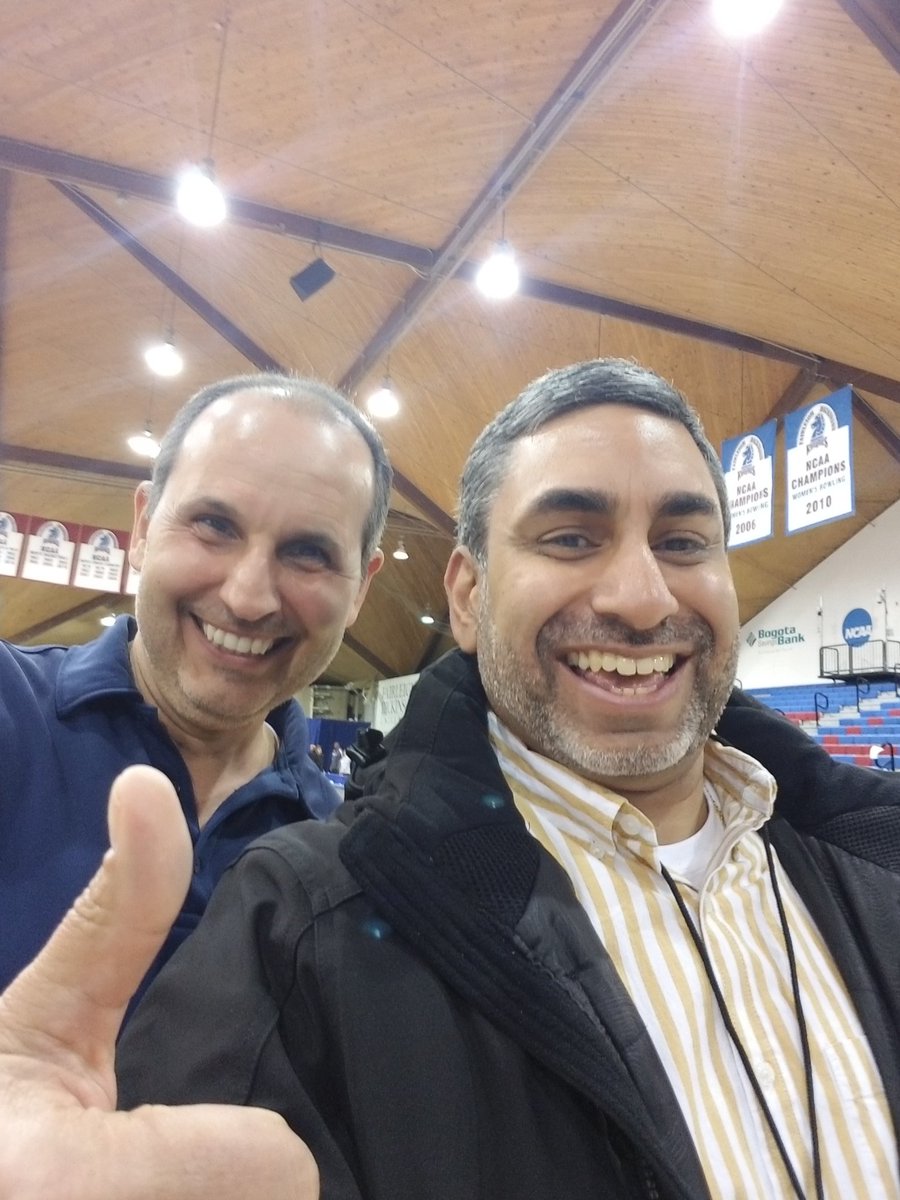 SunilSportsNews's tweet photo. Great meeting @giantswfan tonight @ #RothmanCenter #Hackensack #NJ covering #NECTournament @necbbt Quarterfinal @FDU_MBB vs. @Wagner_MBB for @DoubleGSports @wfuvsports 🏀 https://t.co/F86q2AC0Hf