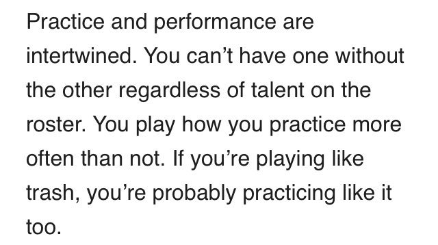 CoachChiv's tweet photo. Article from Golden State of Mind ~ @jannelle12 even the best will face consequences for poor practices. #PracticeUp https://t.co/Dk1dAU5GzI