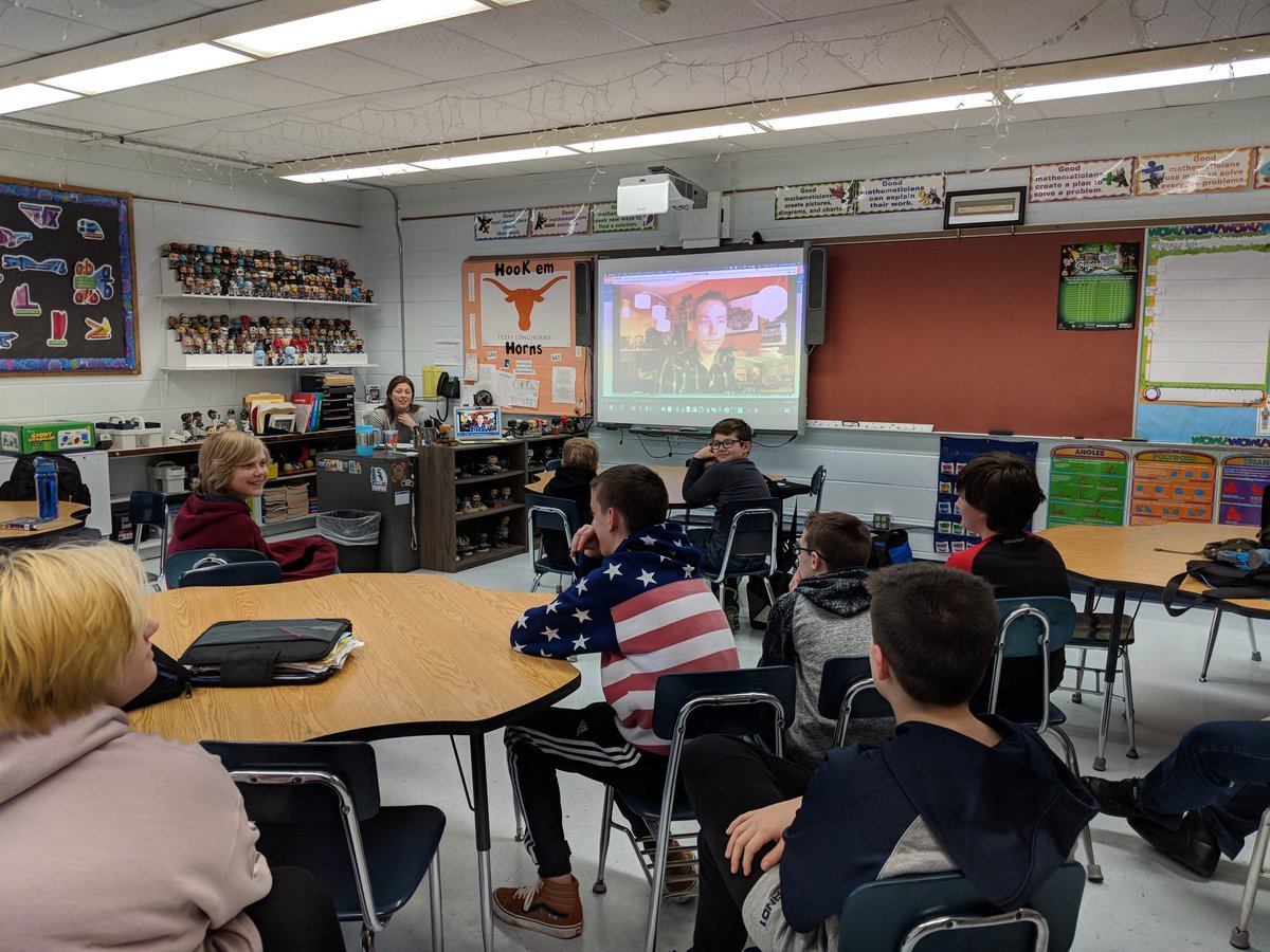 Invited a Drone Cinematographer to our Drone Explore class!  It was awesome hearing his stories. I always love how simple it is to break down the walls of the class &amp; make a real world connection to the learning! <a href="/ParrotEducation/">Parrot Education</a> <a href="/HSDHurricanes/">HSDHurricanes</a> #Edtech #drones #hsd36rocks