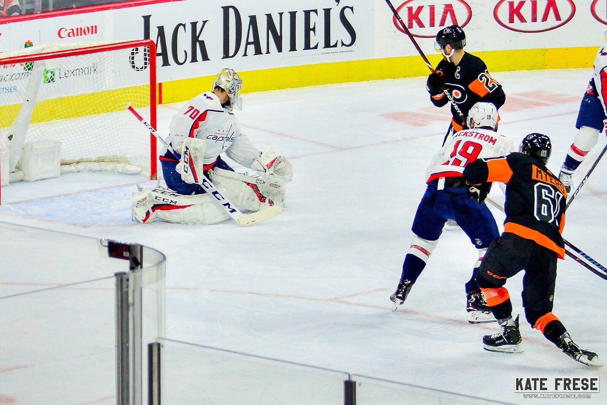 YESSSS! First <a href="/NHL/">NHL</a> goal for <a href="/philmyers06/">Philippe Myers</a> #tcheushot #firstofmany