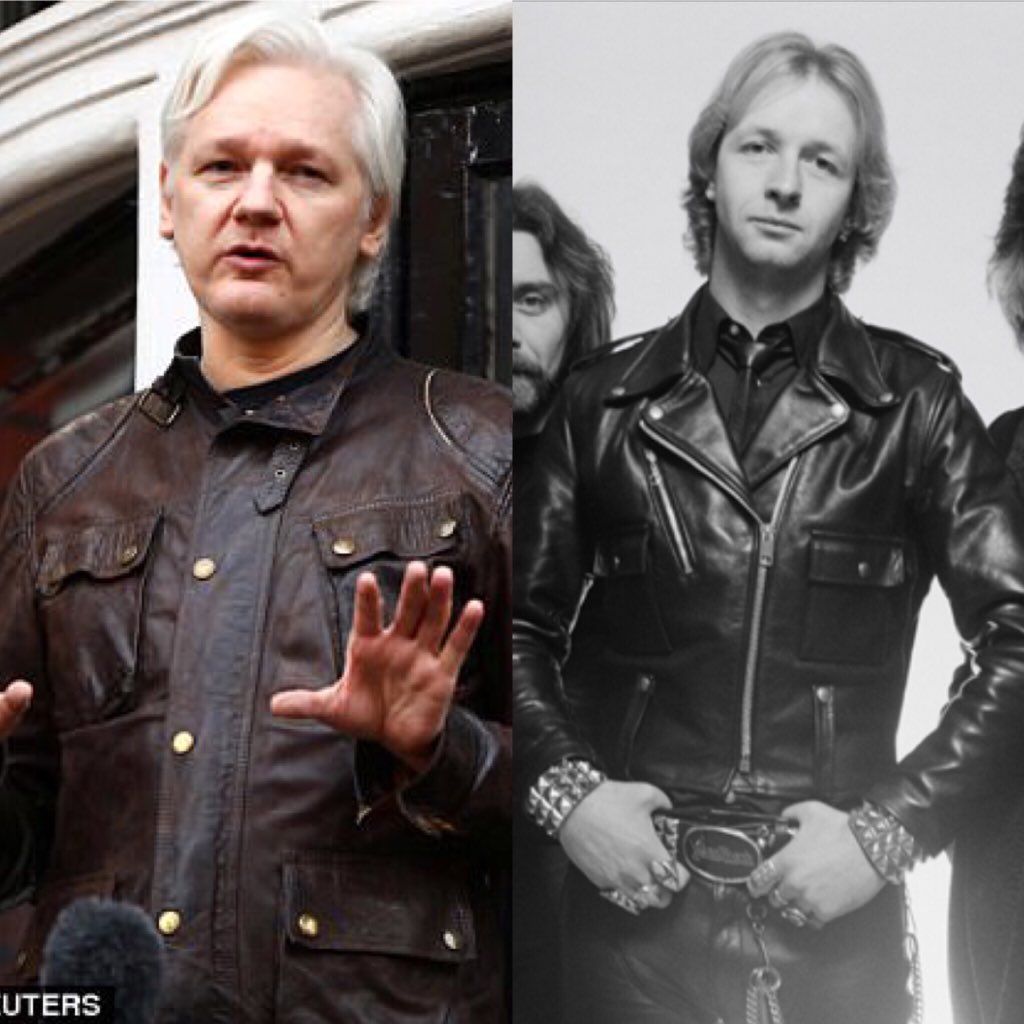 Anders Hansen On Twitter Julian Assange Looks Like A Young Rob Halford