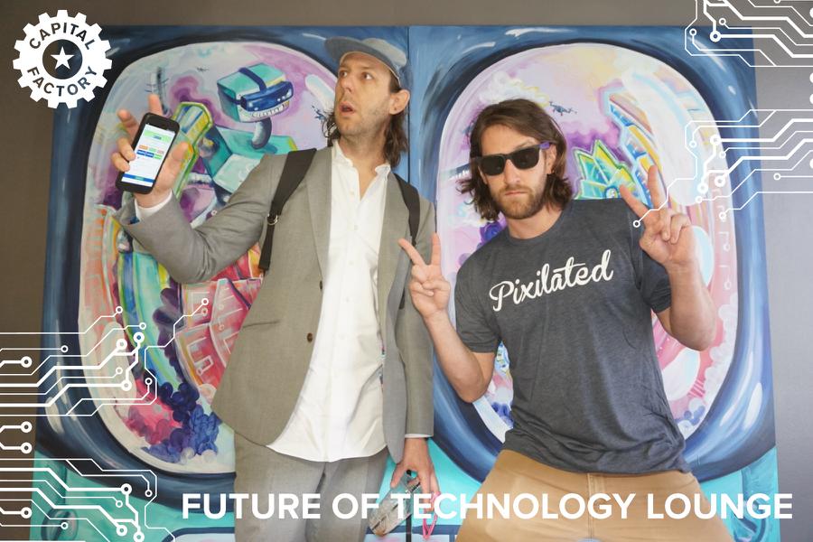 PatrickRife's tweet photo. Ready to hit the streets with @Nico_C7 at #sxsw See you soon @CapitalFactory #getpixilated https://t.co/s6iRtkEJru