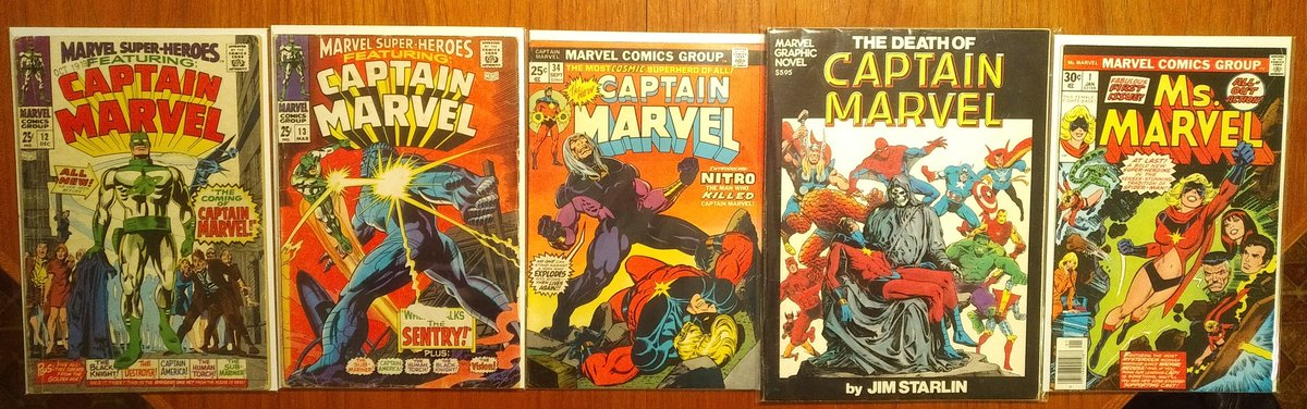CybertronBeast's tweet photo. I've got some reading to do before the weekend. @captainmarvel
1st Captain Marvel, 1st Carol Danvers, 1st Nitro (gives Mar-Vell Cancer), Death of Captain Marvel, 1st Carol Danvers as Ms. Marvel.
#MoviePrep #MarVell #CarolDanvers #MsMarvel #CaptainMarvel https://t.co/3lmCa8jEdm