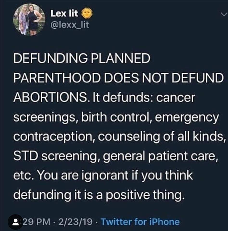 Azpixie1's tweet photo. #truth #dontbedumb #PlannedParenthood #good https://t.co/JdCKmrN8RH