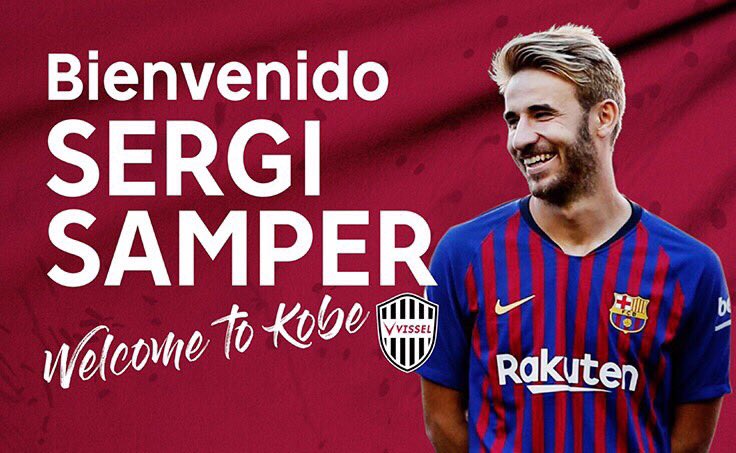 ようこそセルジ サンペール選手🔴⚫️ Welcome Samper! Bienvenido