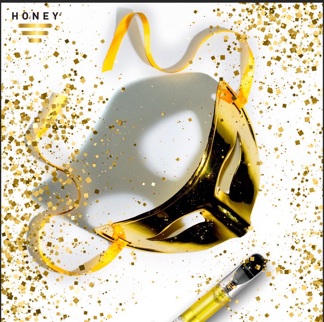 HoneyVape's tweet photo. “Laissez le bon temps rouler.” 🍯🎭 Happy #MardiGras from HONEY. https://t.co/Wa3aLOIPaT