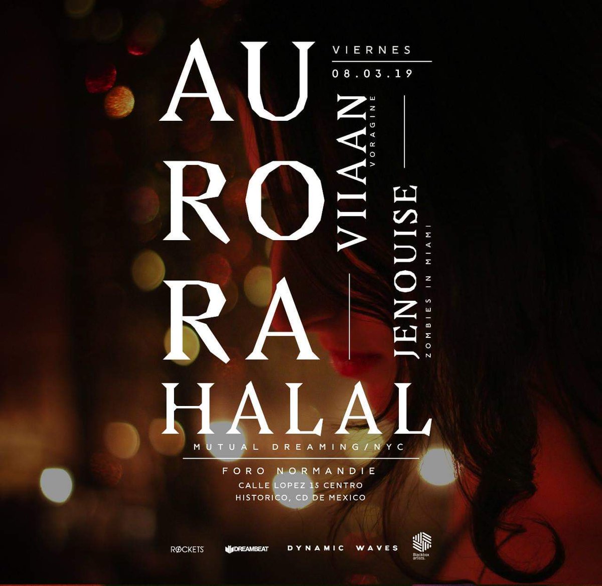 Tras realizar uno de los mejores sets en la pasada edición de @MUTEK_MX, la indomable @AuroraHalal vuelve a México para incendiar 🔥 <a href="/Normandie_CDMX/">Normandie</a> este viernes. 

bit.ly/2EEKLXH

#AuroraHalalisBack #DynamicWaves