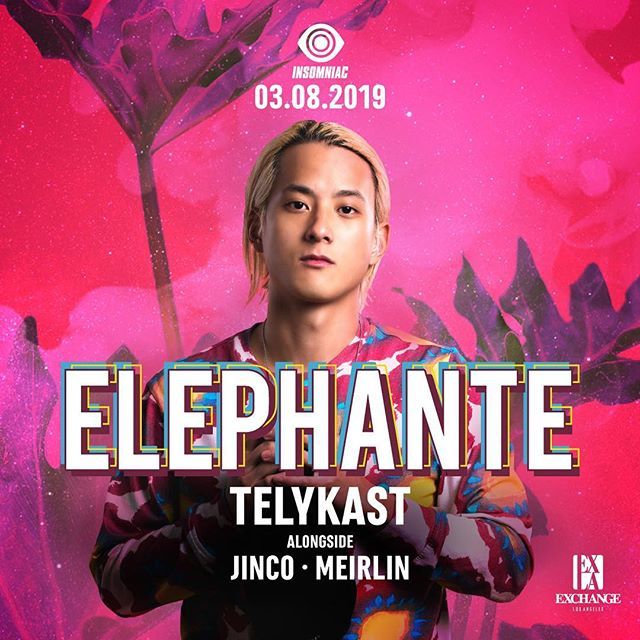 RaveLoop's tweet photo. 🍀Get your #Elephante #Telykast #Jinco #Meirlin @ #ExchangeLA tix 👉https://t.co/YvXgxocVmK @iamtheelephante @telykast @jincoofficial @meirlin_music
#RaveMeetup
#InsomniacClubs
#InsomniacEvents
#AwakeningFridays
#InceptionSaturdays
#RaveSave
#RaveLoop
#… https://t.co/5dhJn9ihwR https://t.co/uEg1fFcllf