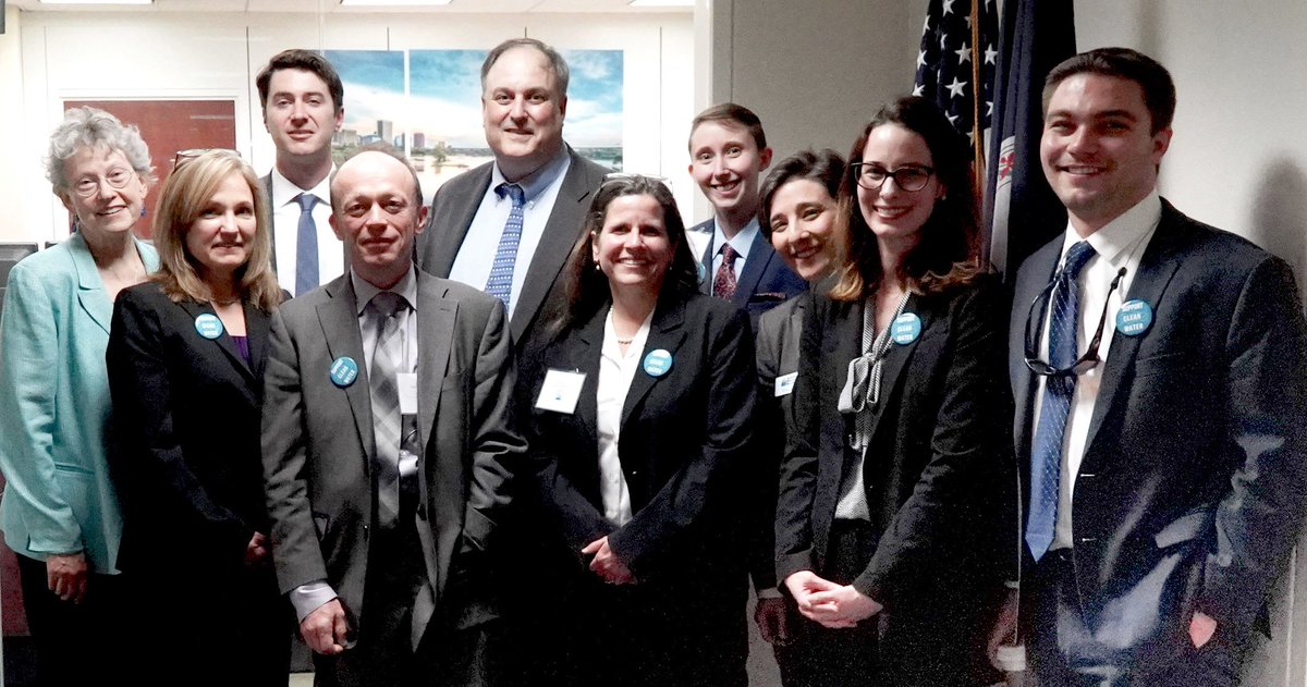 GoNatureForward's tweet photo. A busy day on Capitol Hill today as @ANStweets joined @ChooseCleanH2O, @VCNVAorg, @MDLCV and other advocates to urge U.S. lawmakers to support important environmental issues in our region, including increased funding for Chesapeake Bay restoration. #BayStrong #SupportCleanWater https://t.co/O2GYmQ4hOs