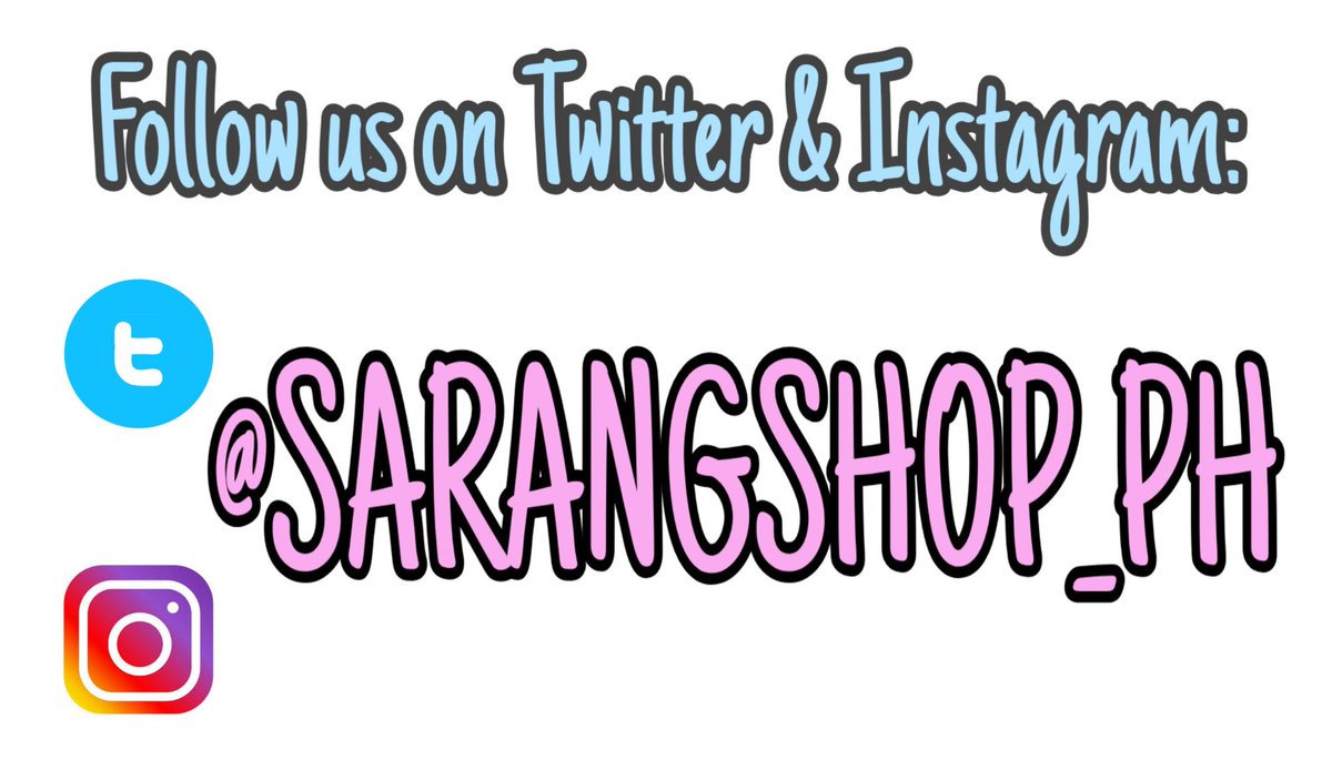 sarangshop_PH's tweet photo. We are also in INSTAGRAM!
Follow us on IG:
@sarangshop_PH
We will be posting IG stories for all new and onhand KPOP merch.
#KPOPSHOPPH #EXOPH #BTSPH #BLINKSPH #IKONICSPH #INNERCIRCLEPH #ELFPH #BTSARMYPH #방탄소년단 https://t.co/OTPZCIjj0P