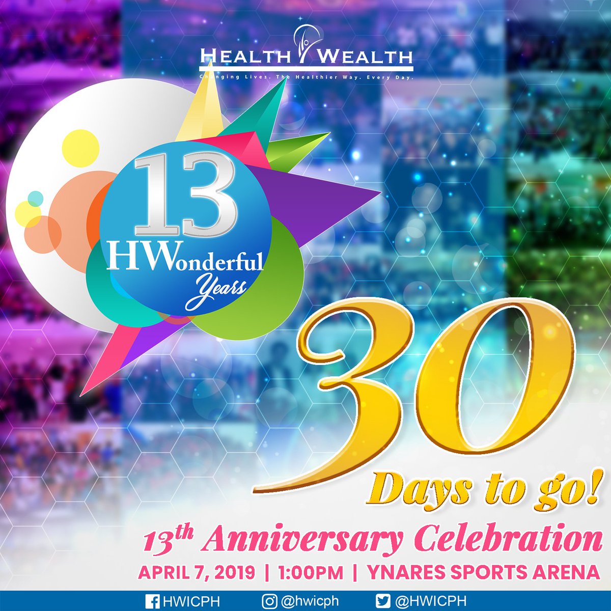 HWICPH's tweet photo. Are you ready on April 7, 2019 for our #13HWonderfulYears celebration

Get your tickets now at
HWIC Office: Ms.Charish - 0917-898-2208 / 6337261 https://t.co/18ZStwgPlw