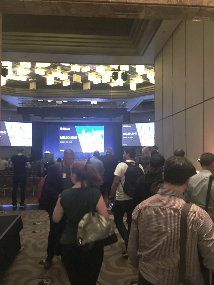 twilio's tweet image. Getting ready to discuss the future of customer engagement 💡with awesome customer stories, an exciting #TwilioFlex demo, and a bit of networking fun, here we go Twilio Engage Melbourne! #TwilioEngage #customerengagement #communications