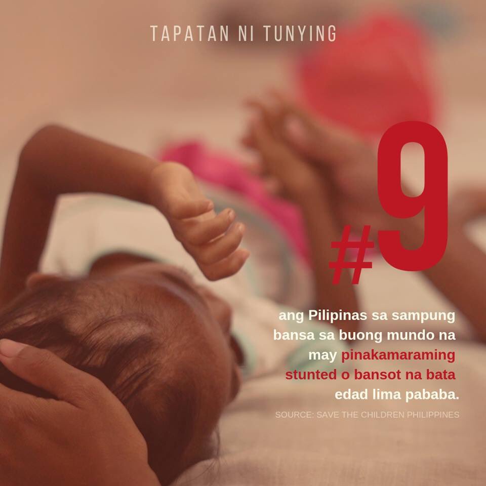 tapatantv's tweet photo. Nakakabahala man ang datos, nakakalungkot man na ikasiyam tayo sa buong mundo na may pinakamaraming stunted o bansot na bata, may aksyon naman ang ating mga mambabatas. Ang tanong, sapat ba ito? #TNTBatangBuradol https://t.co/QRA7orNtII