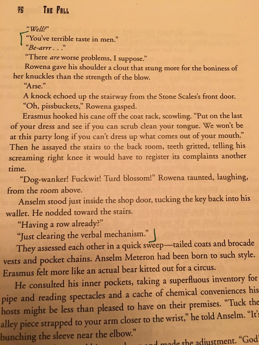 TracyATownsend's tweet photo. What’s a sequel without a “getting ready for a ball scene,” with some, um... colorful language? #proofpages #amediting #TheFall #june11 https://t.co/JFo6Lj3tXq