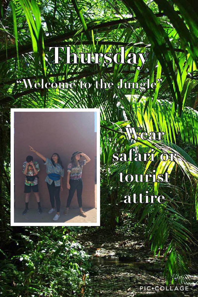 phs_badgers's tweet photo. Hey Badgers! Tomorrow is the 4th day to our Spirit Week “We’ve got the Beat”! Tomorrow is “Welcome to the Jungle” so wear safari or tourist attire! Hope to see all of you showing your spirit tomorrow! https://t.co/2Hr6QBGnqo