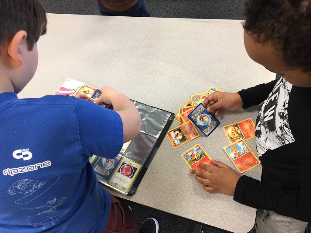 madame_jasmine's tweet image. Engaging in #softentry to start the morning and settle into the day. Students working on puzzles, doing origami and chatting about their Pokemon cards while doing some "doubles" math! @jhs_schools #EJHSYK1