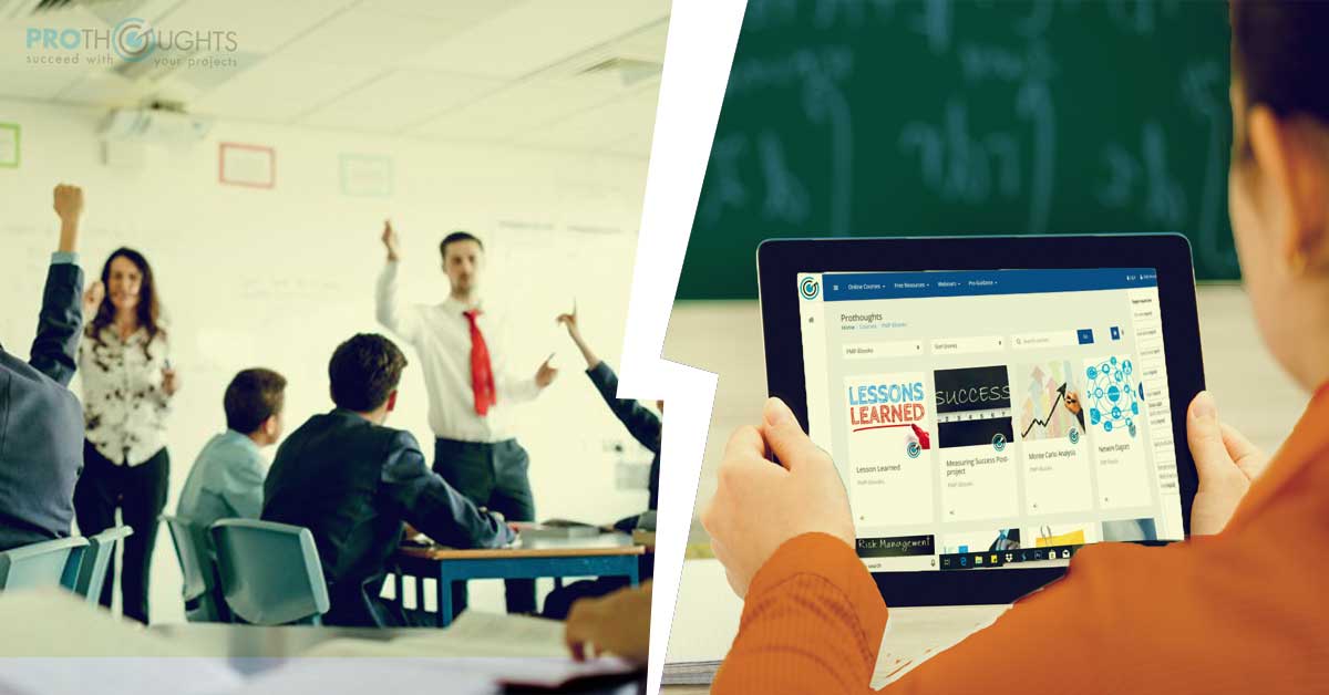 The_ProThoughts's tweet image. &quot;Classroom V/s Online V/s e- learning - Doing PMP the right way&quot; - Prothoughts Blogs

Read more: bit.ly/2TkuTCQ

#ProjectManagement #PMPCertificationTraining #PMPBlogs #PMPOnline #PMPClassroom #PMPelearning #SucceedwithyourProjects #ThursdayThoughts