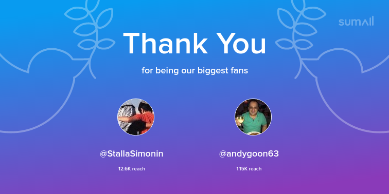 CoWooden's tweet photo. Our biggest fans this week: @StallaSimonin, @andygoon63. Thank you! via https://t.co/rdSOKuX71o https://t.co/V9rxgr2P1o
